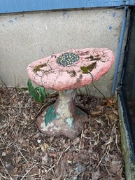 Concrete Flower Statue