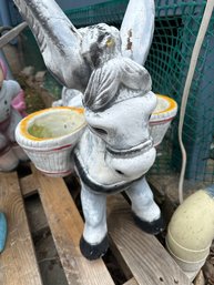 Donkey Concrete Planter