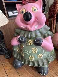 Large Ceramic Piggy Bank