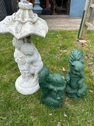 Lawn Ornaments Squirells Lovers Statue