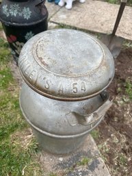 Milk Metal Jug Springfield Mass