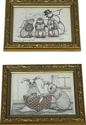 A Pair Of Limited Edition Prints By Renowned Local Artist, Sue Rupp ...