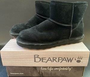 Bearpaw Alyssa Black Medium, Size 9 Mens