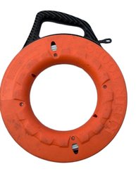 Klein Tools Fish Tape With Orange Housing And Black Handle