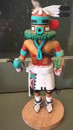 Traditional Hopi Hand-Carved And Painted Kachina Doll Signed By C. Honyouti 