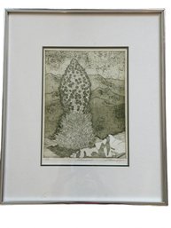 Framed Etching Print, Numbered 10/20, Signed By Artist