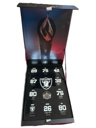 Las Vegas Raiders Commemorative Presentation Lights Up In Box