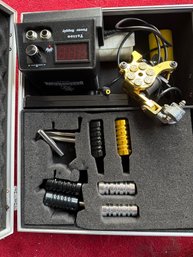 Tattoo Machine Kit With Power Supply And Aluminum Grips