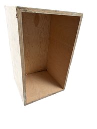 Unfinished Plywood Storage Box For Vinyl Records