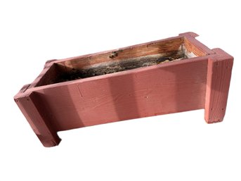 Wooden Rectangular Planter Box, Approx. 37x17x12 Inches