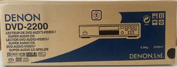 Denon DVD-2200 High-Performance DVD Audio/Video A Super Audio CD Player