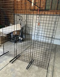 3 Display Panel Grids With Attachments, 86x24