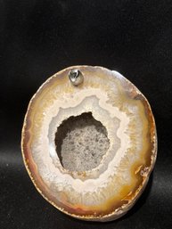 Polished Geode Slice Display