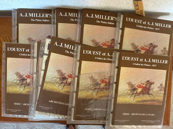 1837 L'Ouest & A.J. Miller Booklet Lot  Series Archives Du Canada