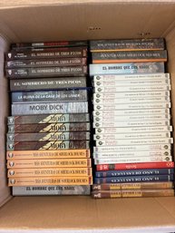 Lot Of Spanish DVD & CD-ROMs Sherlock Holmes, El Sombrero De Tres Picos, Moby Dick And Many More