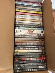 Lot Of Spanish DVD & CD-ROMs X-Men Movies, El Padre, La Maja Desnuda, Maria De La O, And Many More