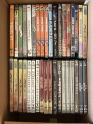Lot Of Spanish DVD & CD-ROMs Bar El Chino Movies, Alas De Libertad, BAR El Chino, La Caja And Many More