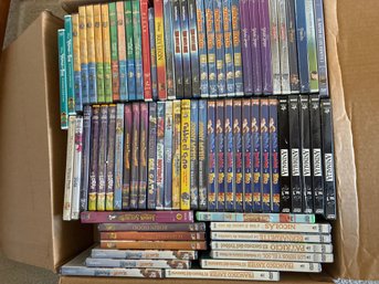 Lot Of Spanish DVD & Blu-ray Movies Robin Hood Lorax Disney, Chicken Little, Pinocho, And Many More