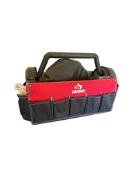 Husky Tool Bag Tote With Handle Pockets