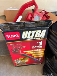 Toro Ultra Electric Blower Vacuum