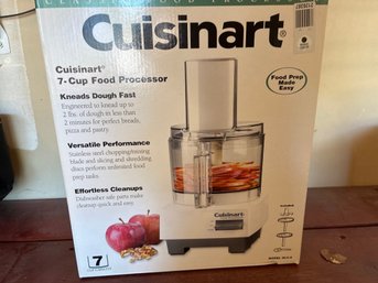Cuisinart DLC-6 Classic 7-Cup Food Processor - Used In Untested, But Appears All Parts Are There