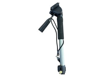 Black Telescopic Camera Monopod With Foam Grip & Wrist Strap, Size: 14 Inches Height
