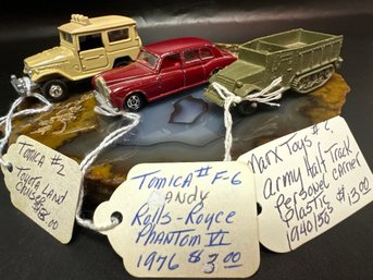 Utility Toy Vehicle Trio, Off-Road, Luxury, Military Models