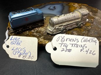 Lone Star Locos (Tender), Made In England, 1940's Barclay Steam Logo For 3 Pieces Set, Toy Train