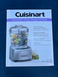 Cuisinart Elemental 4-Cup Chopper/grinder In Box