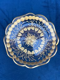 Art Deco Glass, Gold Leaf Pattern