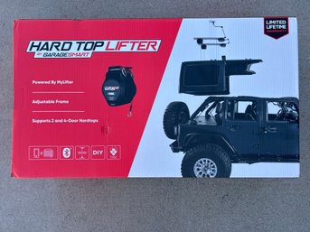 GarageSmart Hard Top Lifter System: Motorized Storage Unit, Black, LiftTech Powered