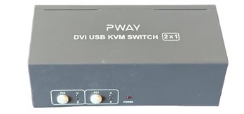 PWAY DVI USB KVM Switch 2×1
