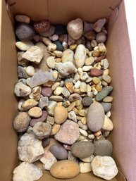 Natural Stones And Rocks In Box