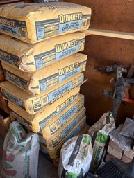 Stack Of Quikrete 50 Lb High Strength Concrete Mix Bags