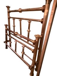 Simmons Brass Bed Frame, 'World's Largest,' Kenosha, Patented 1905-1915