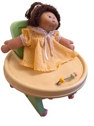 Cabbage Patch Kids Doll And High Chair Set