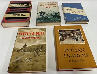 (5) Native American Culture Books Like Navajo Weaving, Sitting Bull And Crazy Horse, And More