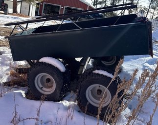 Agri-Fab Utility Dump Cart With Four-Wheel Design