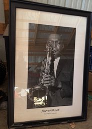 Framed John Coltrane Photograph By Ted Williams