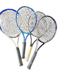 Tennis Rackets Featuring Various Brands