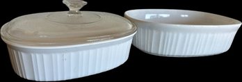 CorningWare French White Stoneware 11.5 X 8.5