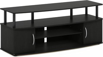 (NEW)Large Entertainment Stand For TV Up To 55 Inch, Blackwood