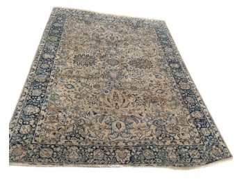 Ralph Lauren Imogen Design NLN8282A Blue Wool Hand-Knotted Area Rug 9 X 12