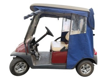 2004 Club Car Two-Passenger Electric Golf Cart With Weather Enclosure-TESTED & WORKING