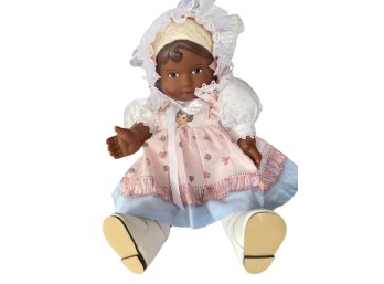 Effanbee Baby Doll With Molded Hair, Sleep Eyes, And Original Dress