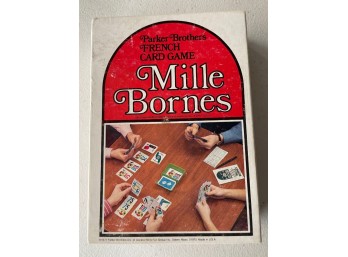Parker Brothers Mille Bornes Card Game  1964 Complete Set With Instructions. Box Has Been Opened.