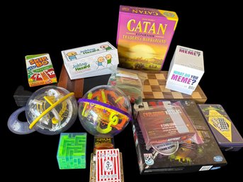 Board Games And Puzzles Including Catan And What Do You Meme