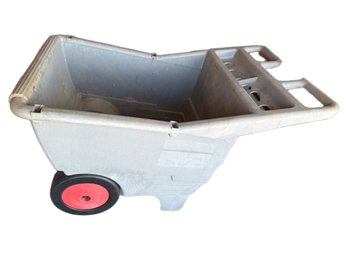 Two-Wheeled Industrial Plastic Utility Cart