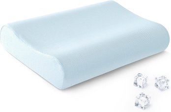 NEW Cooling Contour Memory Foam Pillow, Cervical Pillow For Neck Pain Relief, Neck Orthopedic Sleeping Pillows
