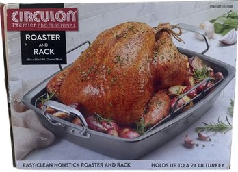 New In Box, Circulon Premier Professional Roaster And Rack, Non Stick